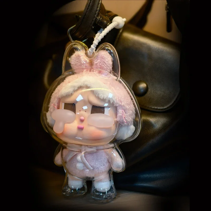 Прозрачный защитный чехол для серии POPMART CRYBABY виниловый плюшевый лица