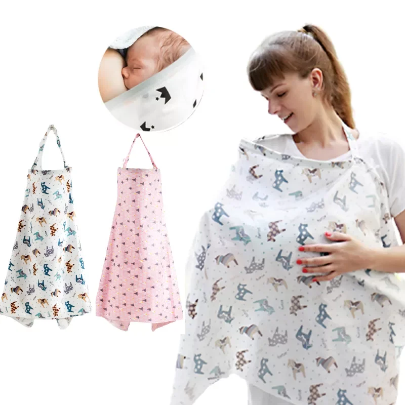 Baby Feeding Nursing Covers Mum Breastfeeding Nursing Poncho Cover Up Adjustable Privacy Apron Outdoors Nursing Cloth
