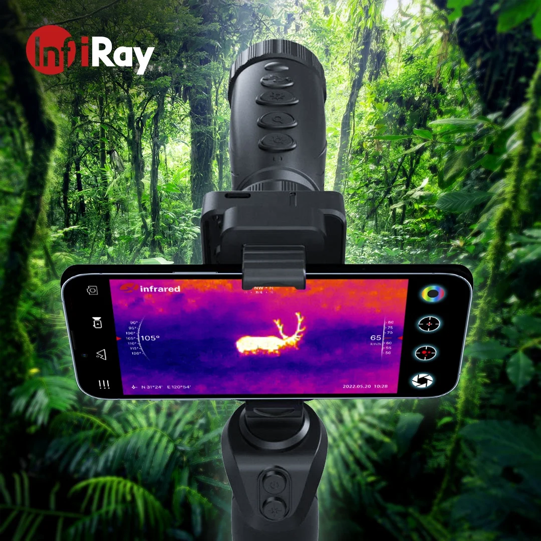 

Infiray T2Pro hunt scope mate HD night-vision thermal search monocular imager 790yards hog xinfrared farm pest control
