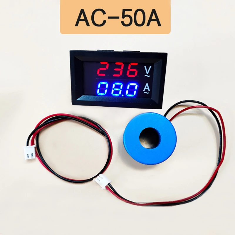 

Цифровой вольтметр-амперметр 50-500V