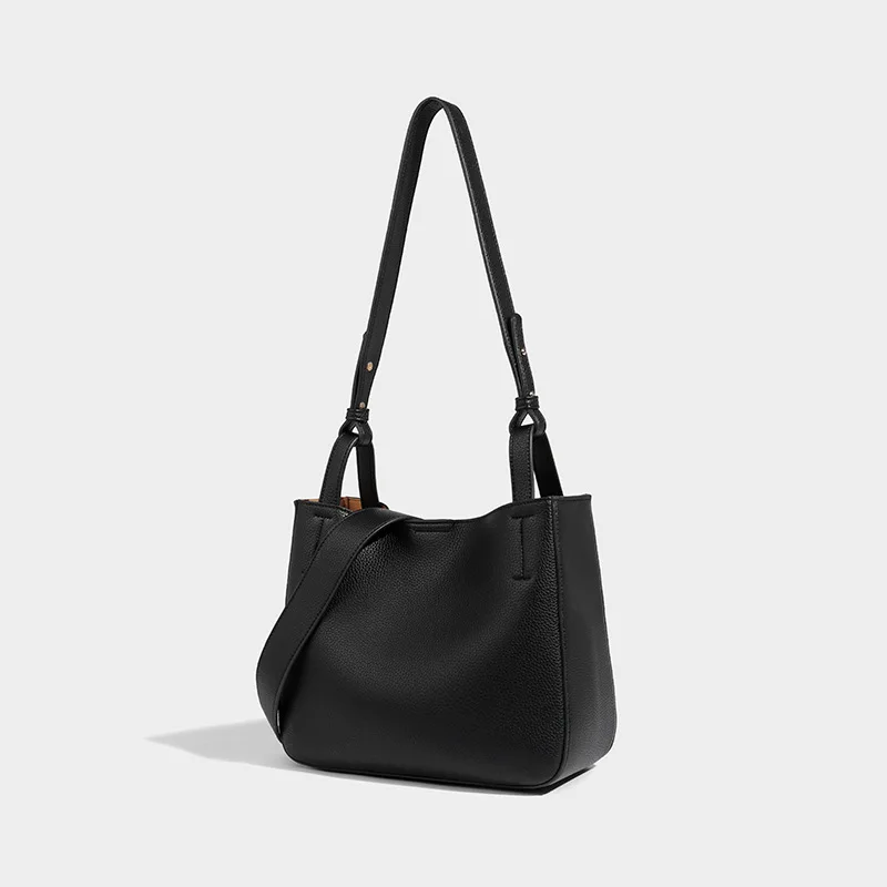 LOERSS Women's Tote Bags Leather Commuting Shoulder Bag Fashion Casual Crossbody Bag Large Capacity Handbag Adjustable Strap