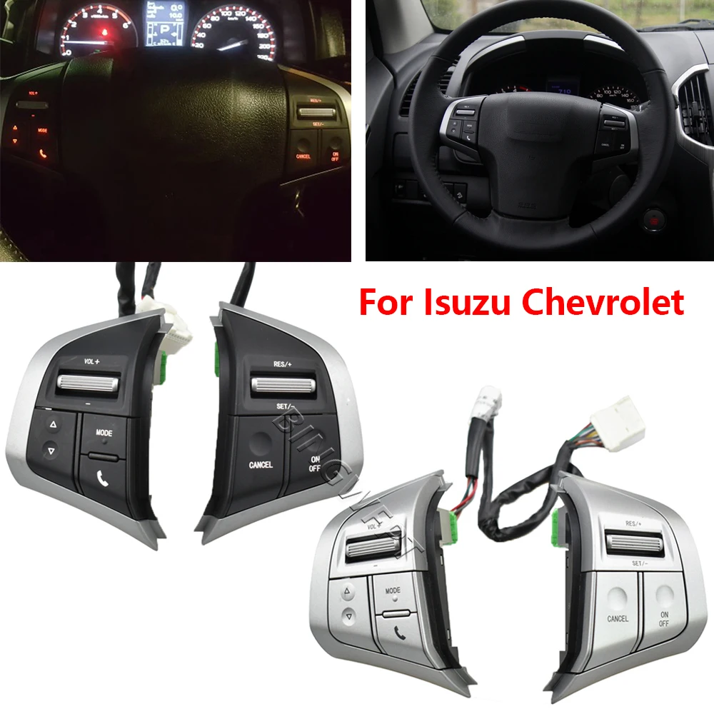 

Cruise Control Button Steering Wheel Audio Volume Switch For Isuzu Dmax D-Max MUX 2018 For Chevrolet Dmax 2019 Car Accessories