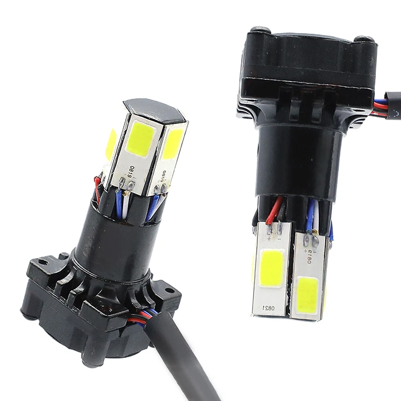 40 Вт Мотоциклетная лампа Фара Светодиодная H4 HS1 BA20D P15D H6 Турбо-лампа Светодиодный