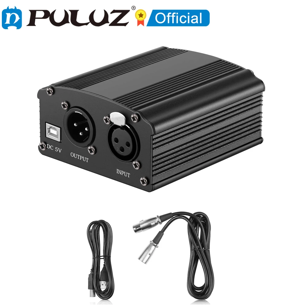 

Источник фантомного питания PULUZ 48 В для конденсаторного микрофона