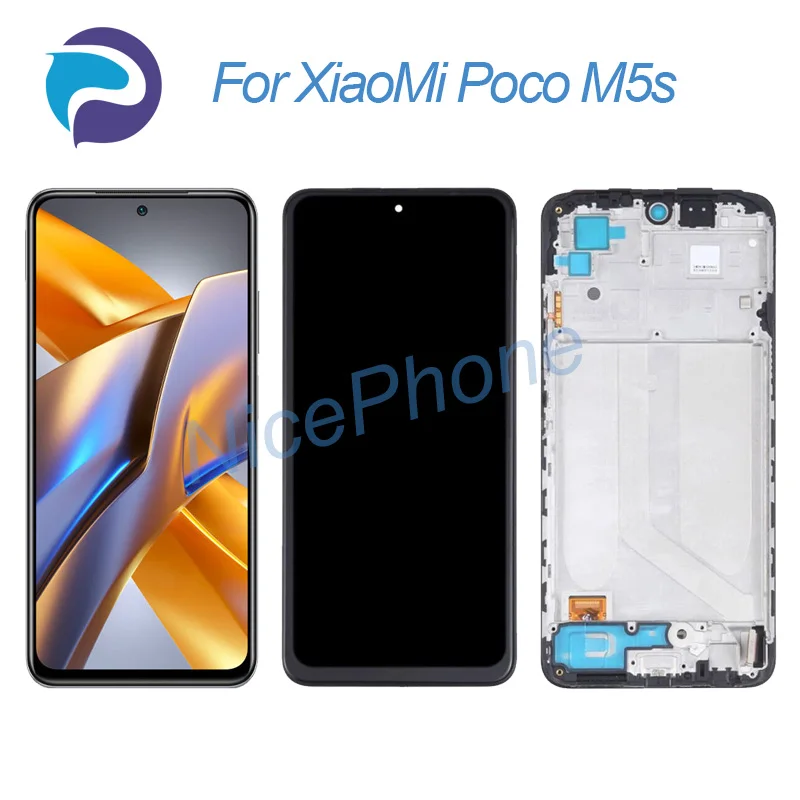 ЖК-экран + сенсорный дигитайзер для XiaoMi Poco M5s дисплей 2400*1080 2207117BPG Poco M5s ЖК-экран дисплей