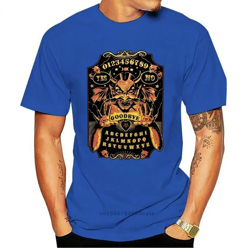 

Новинка, футболка Devil Ouija, паранормальный оккультный дух, говорящая доска, мертвый демон, ведро, подарок на день рождения, футболка