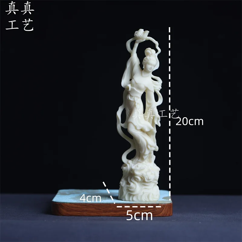 Nut из слоновой кости Tiannu Свободный цветок Красота Украшения для дома и аксессуары