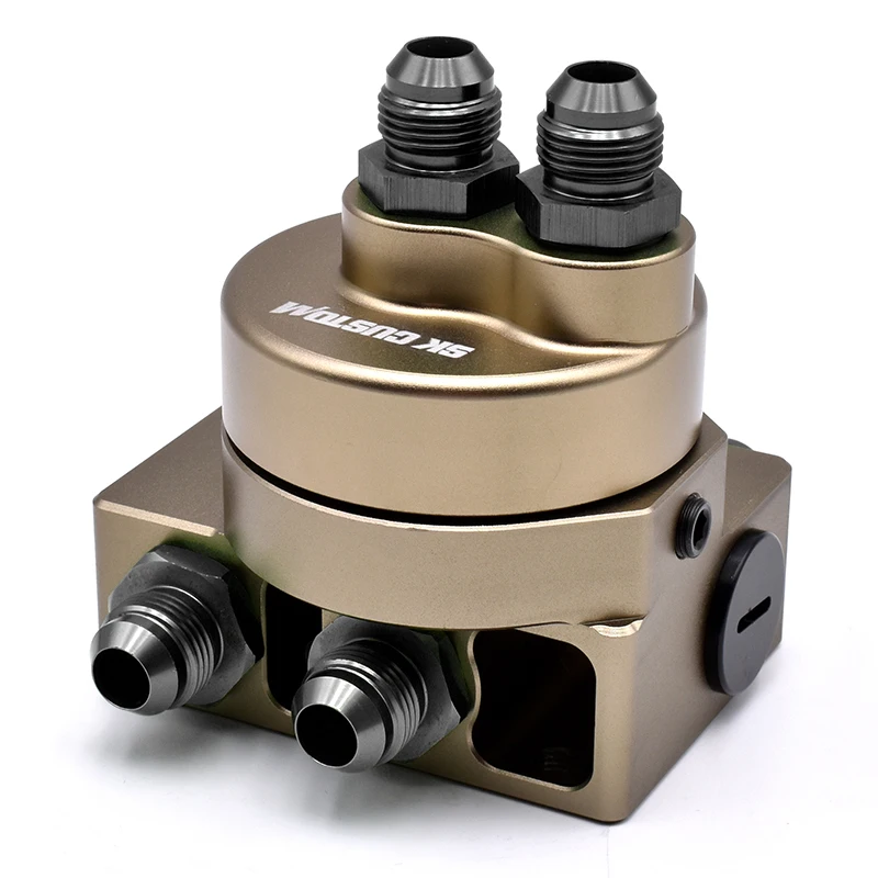 

SK пользовательский адаптер радиатора двигателя, масляный фильтр, сэндвич-пластина, адаптер термостата, разделенный адаптер AN8 AN10, алюминиевый сплав, CNC