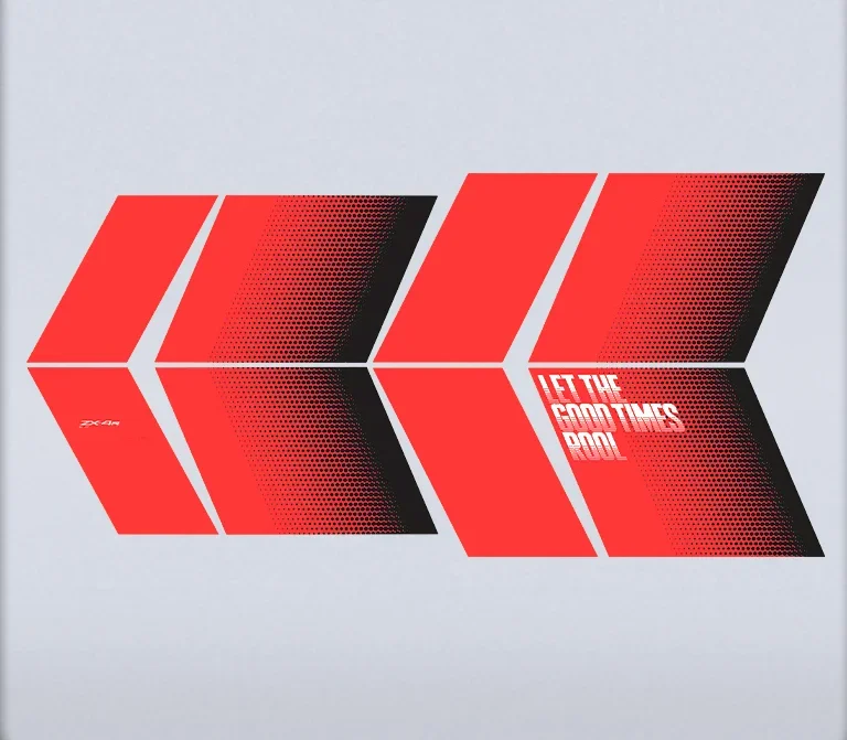 Светоотражающая наклейка на обод колеса для мотоцикла KAWASAKI ZX 4R 4RR