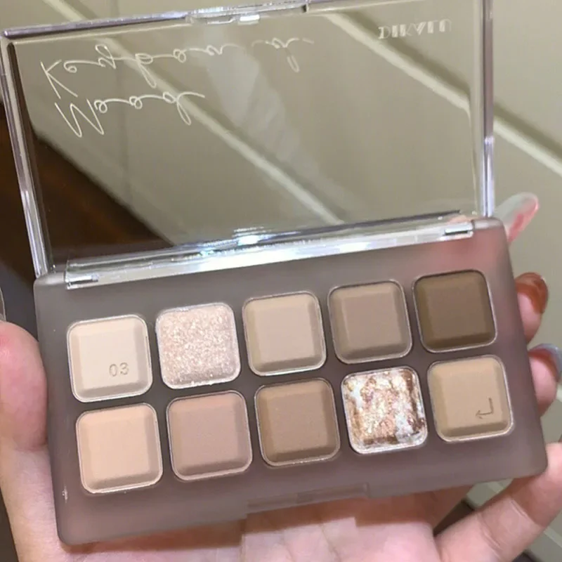 10 цветов лоток для клавиатуры кофе осень и зима корейская низкая насыщенность