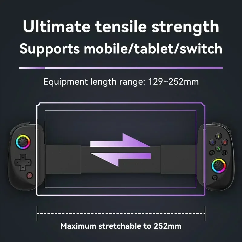 Контроллер BSP D8 RGB для планшета с беспроводной ручкой игровой Bluetooth-джойстик