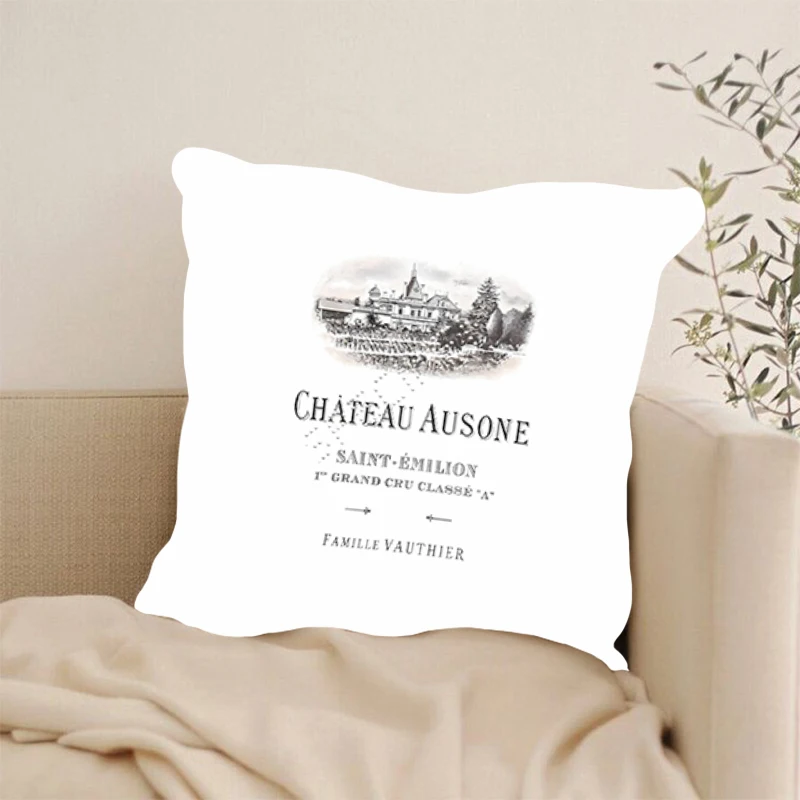 Декоративная Наволочка A-Ausone 40x40 См Квадратная Из Полиэстера С Логотипом Красного