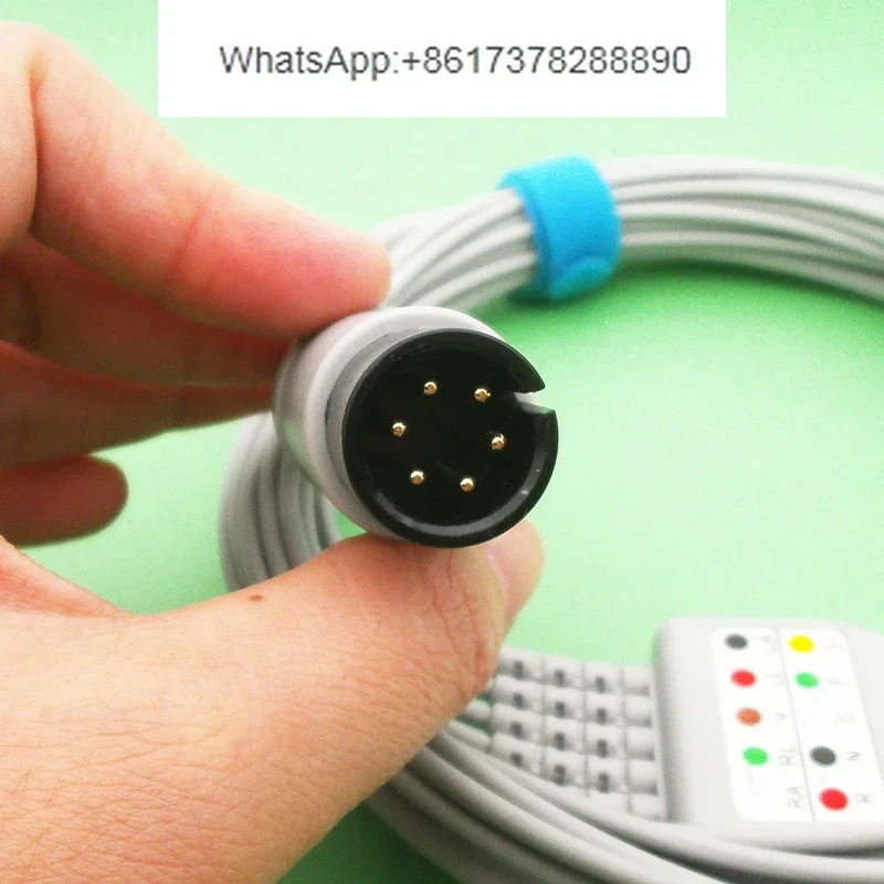 Аксессуары для проводов мониторинга ЭКГ PM7000/8000/9000/MEC1000 шестиконтактная