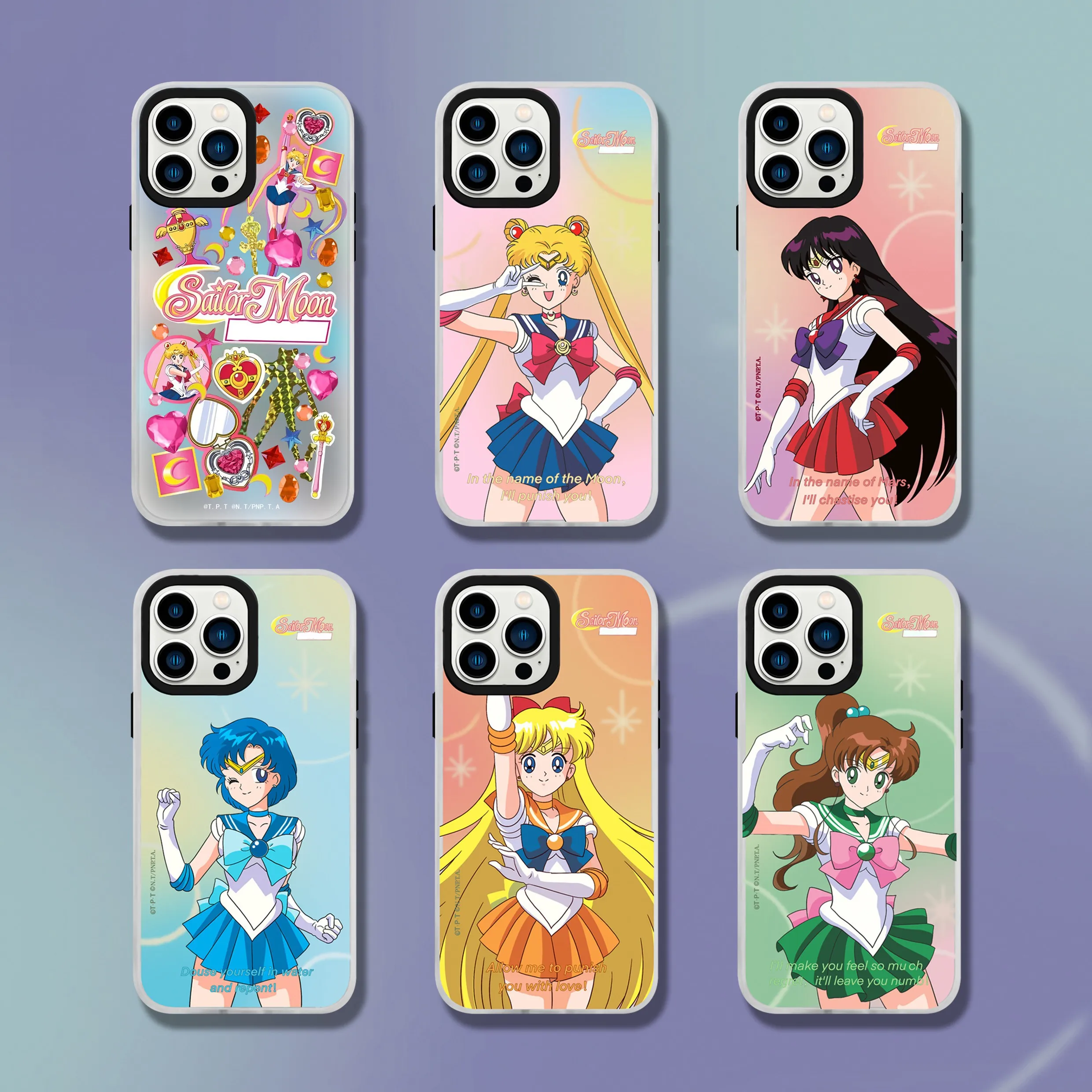 Купи Japan Anime Sailors Moons Mizunos Amis Laser Toys Phone Cases For iPhone 14 13 12 11 Pro Max Anti-drop Soft Back Cover Girl Gift за 329 рублей в магазине AliExpress