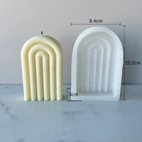 u shape rainbow bridge candle silicone mold arched door n shape candle mold gypsum resin mold candle making supplies