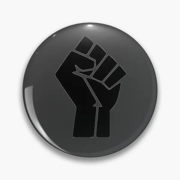 

Black Lives Matter Power Fist Customizable Soft Button Pin Brooch Gift Decor Creative Collar Badge Hat Cartoon Metal Cute Women