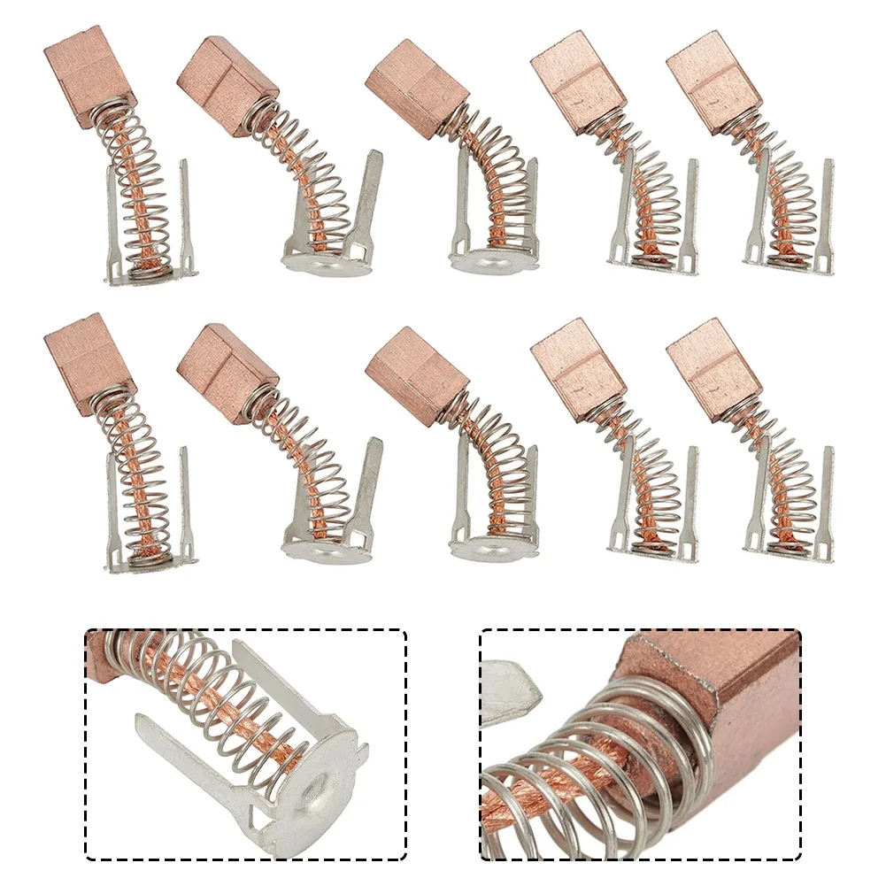 10 шт. карбоновые щетки для угловой шлифовальной машины GSR GSB 180-LI 140-LI