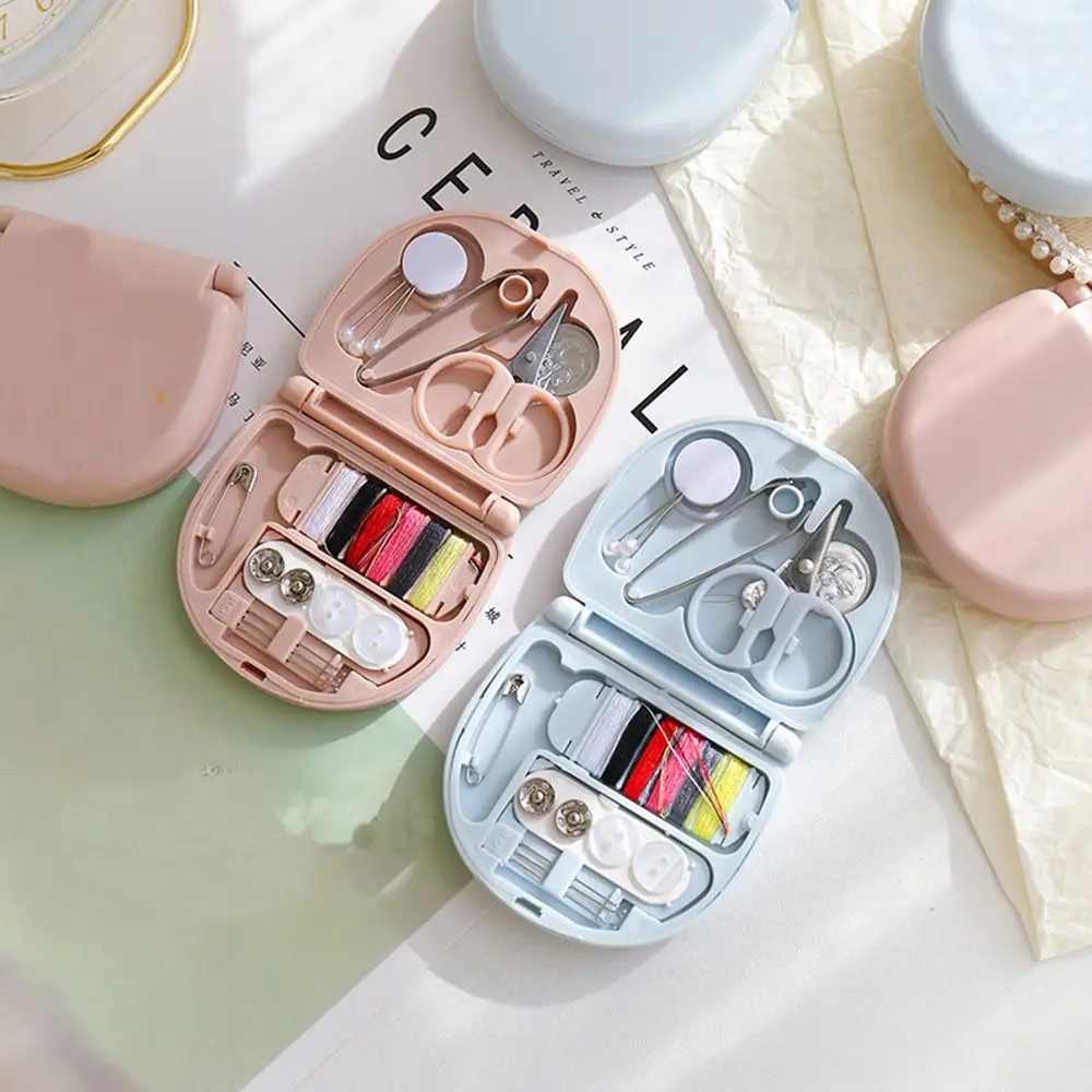 

Portable Thimble Buttons Professional Home Living Organizer Mini Sewing Kit Needle Threads Box Storage Bags