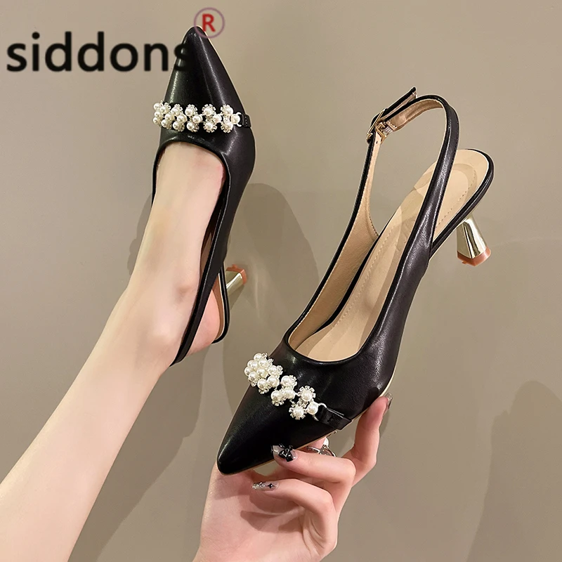 

2022 Fashion new women's sandals with thin heel and diamond strap sandals for women
