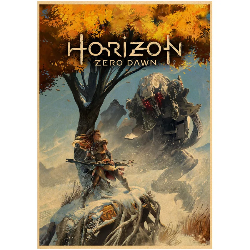 Плакаты Horizon Zero Dawn художественная игра принты настенное искусство декоративная