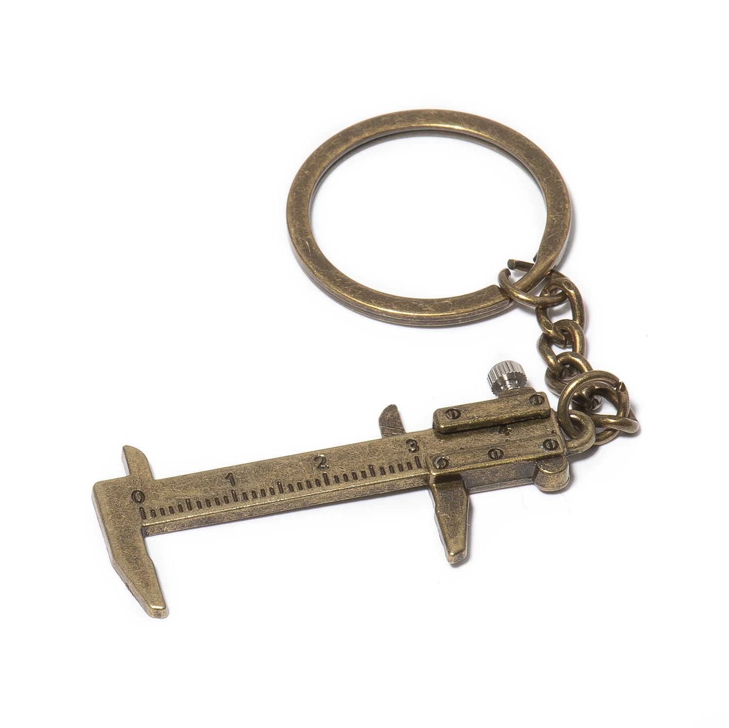 Мини штангенциркуль портативный 0-30 мм серебристый бронзовый турбо