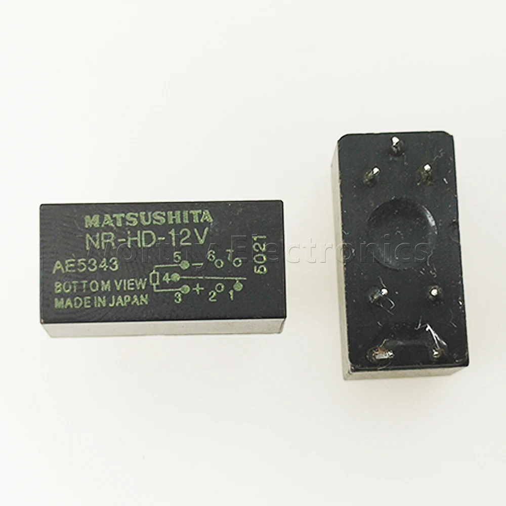 10 шт./лот 12VDC 7PIN 1A реле NR-HD-12V AE5343 | Строительство и ремонт