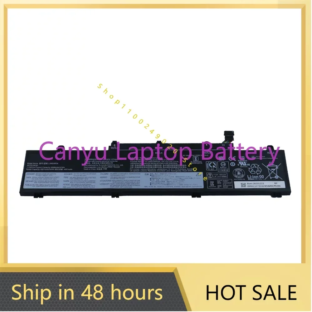 Новый L20M3PD4 для Lenovo ThinkPad E14 E15 Gen2 Gen3 L20C3PD4 L20D3PD4 L19C3PD5 L19D3PD5 L19M3PD5 аккумулятор ноутбука