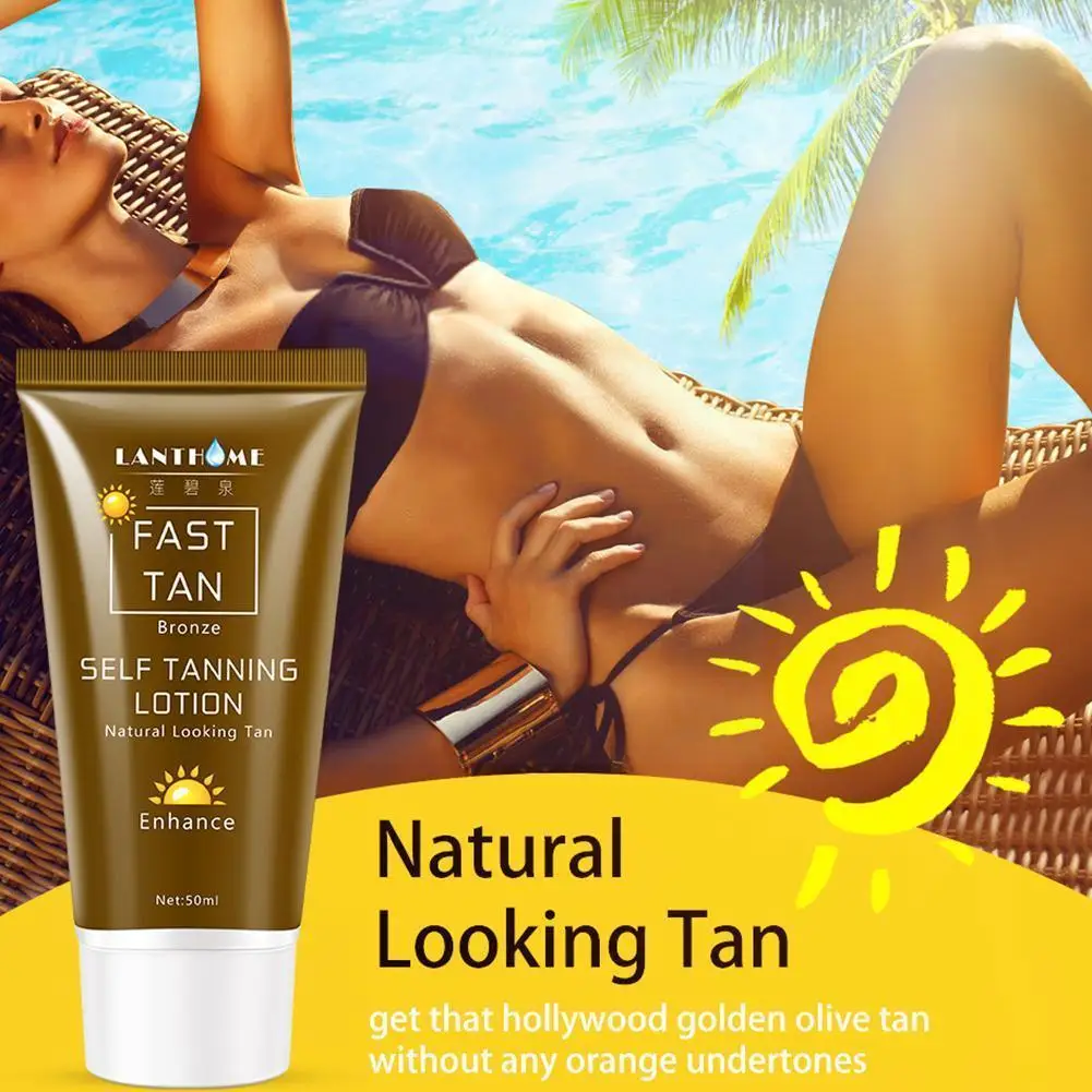 

New Natural Sunless Tanning Body Lotion Cream Self Body Natural Tanning Looking Nourishing Lotion Bronzing Supplies B7g2