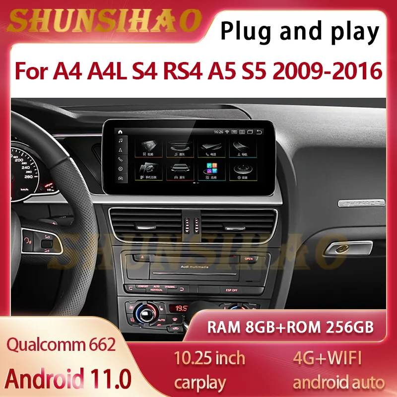 

Автомагнитола Qualcomm 662, 10,25 дюйма, 2009 ГБ, 2016-256