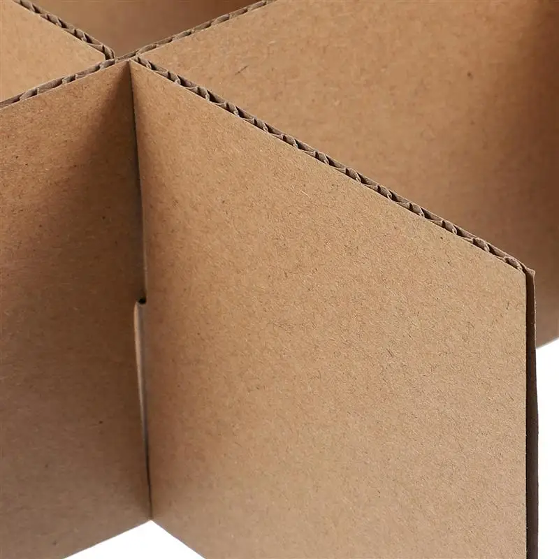 6 шт. картонная коробка из крафт-бумаги разделители для хранения бумаги сделай