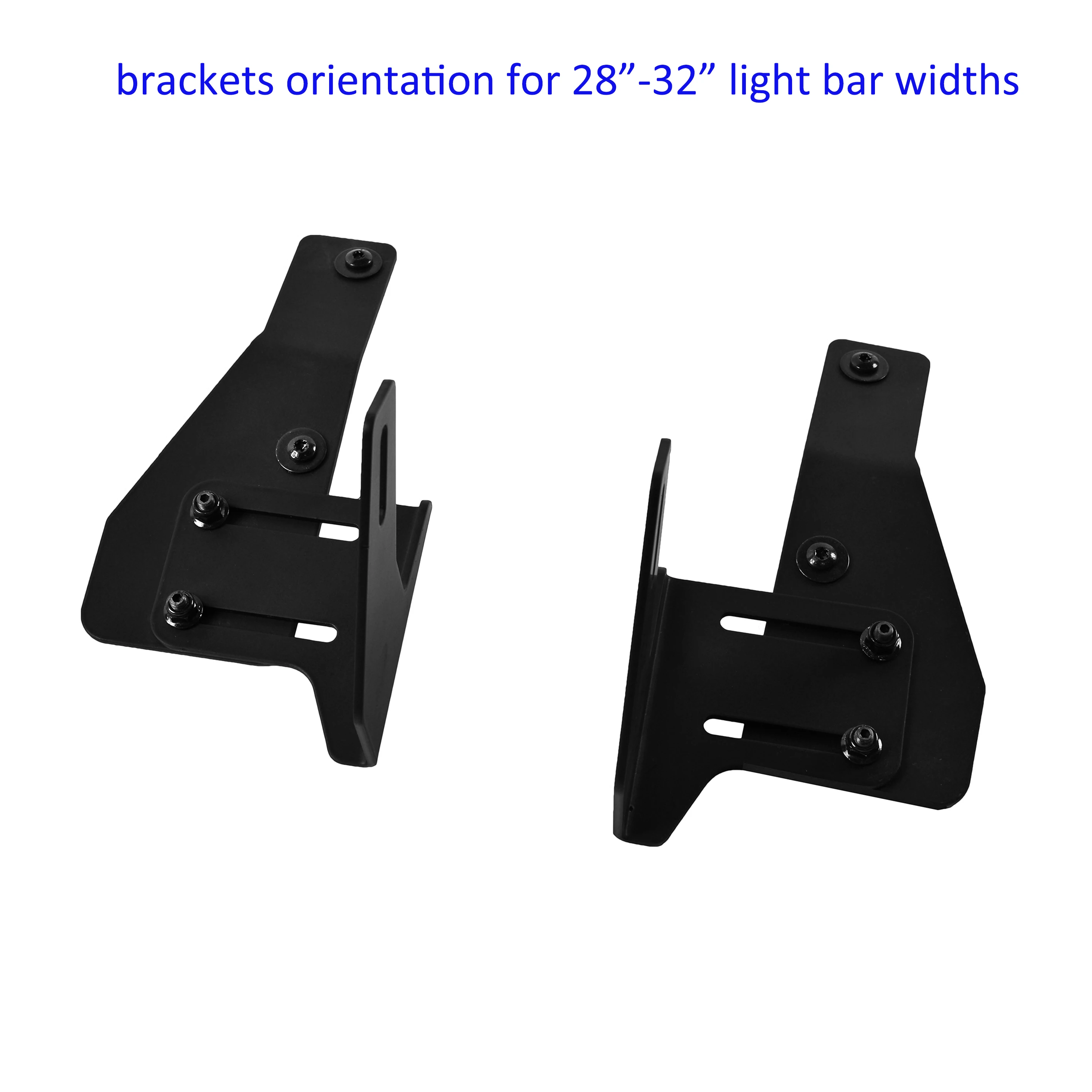 

BlastX Light Bar Mount Brackets for Polaris RZR Pro XP / XP 4 (2020+) - Black