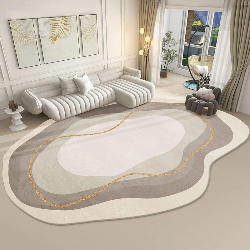 

Modern New Irregular Carpet Living Room Decoration Home Sofa Coffee Table Large Area Rug Household Anti-skid Bedroom Bedside Mat