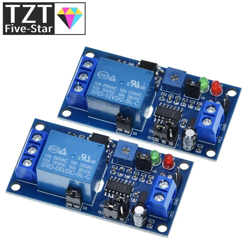 Релейный модуль времени постоянного тока 5 В 12 реле с нормальной задержкой