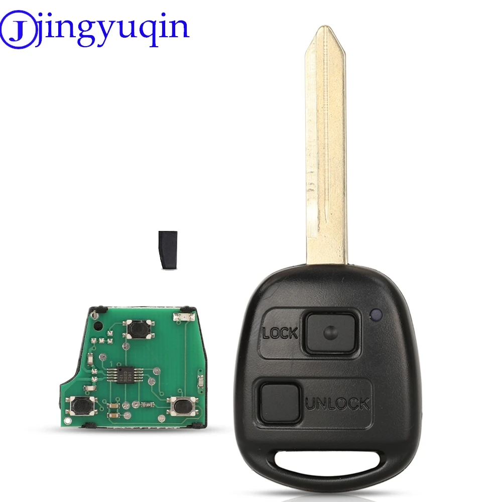 

Jingyuqin Новый P/N: 89071-05010, 8907105010 433,92 МГц 4C чип дистанционный ключ от автомобиля для Toyota Avensis 2003-2008 Yaris 2010 2011 TOY43