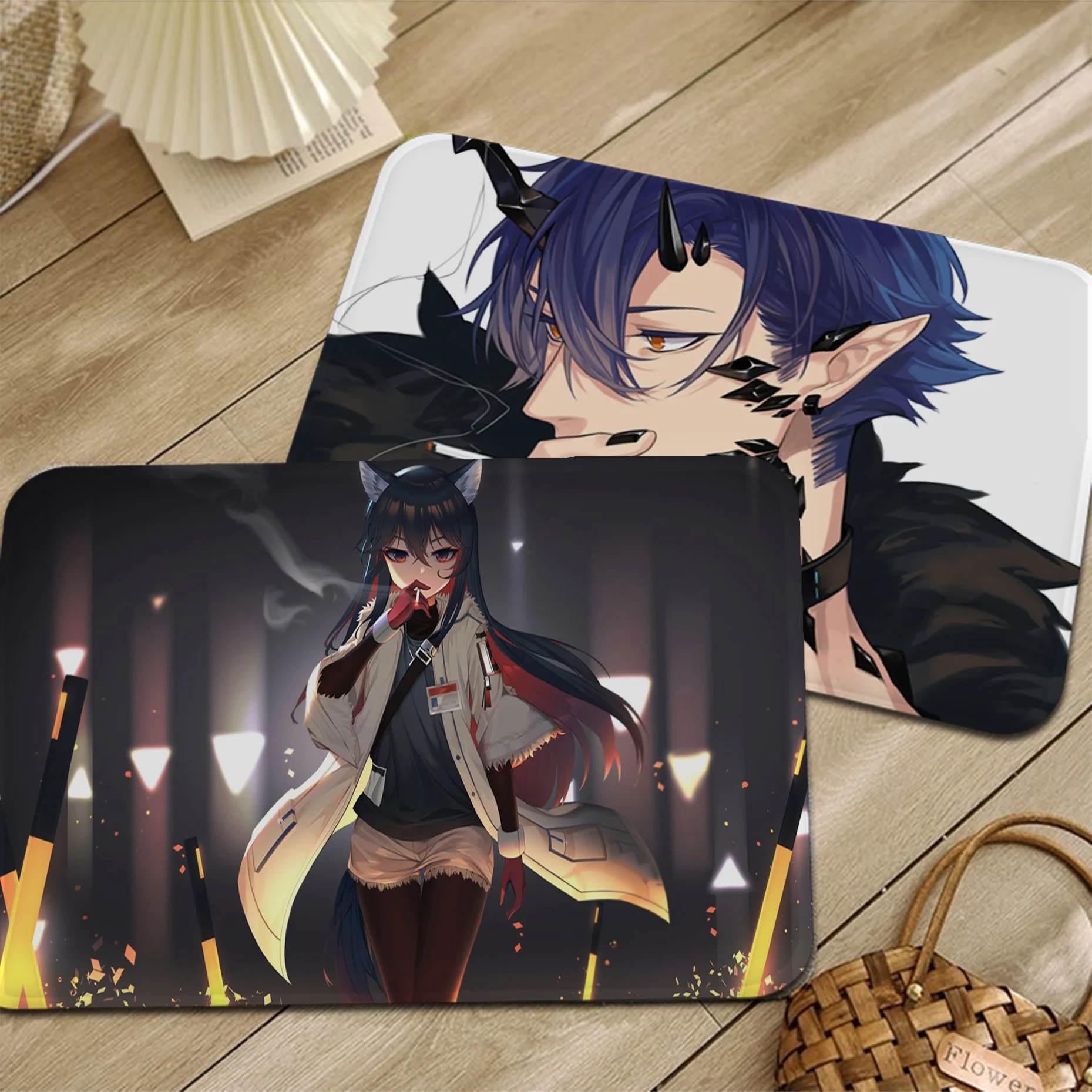 

Arknights Room Mats Cheaper Anti-slip Modern Living Room Balcony Printed Alfombra