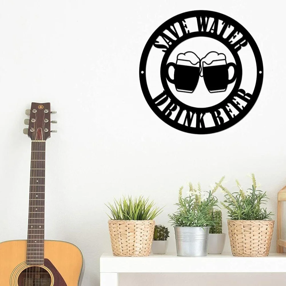 Металлическая Доска Для Экономии Воды С 2-х Шахматными Дизайнами Наклейка На