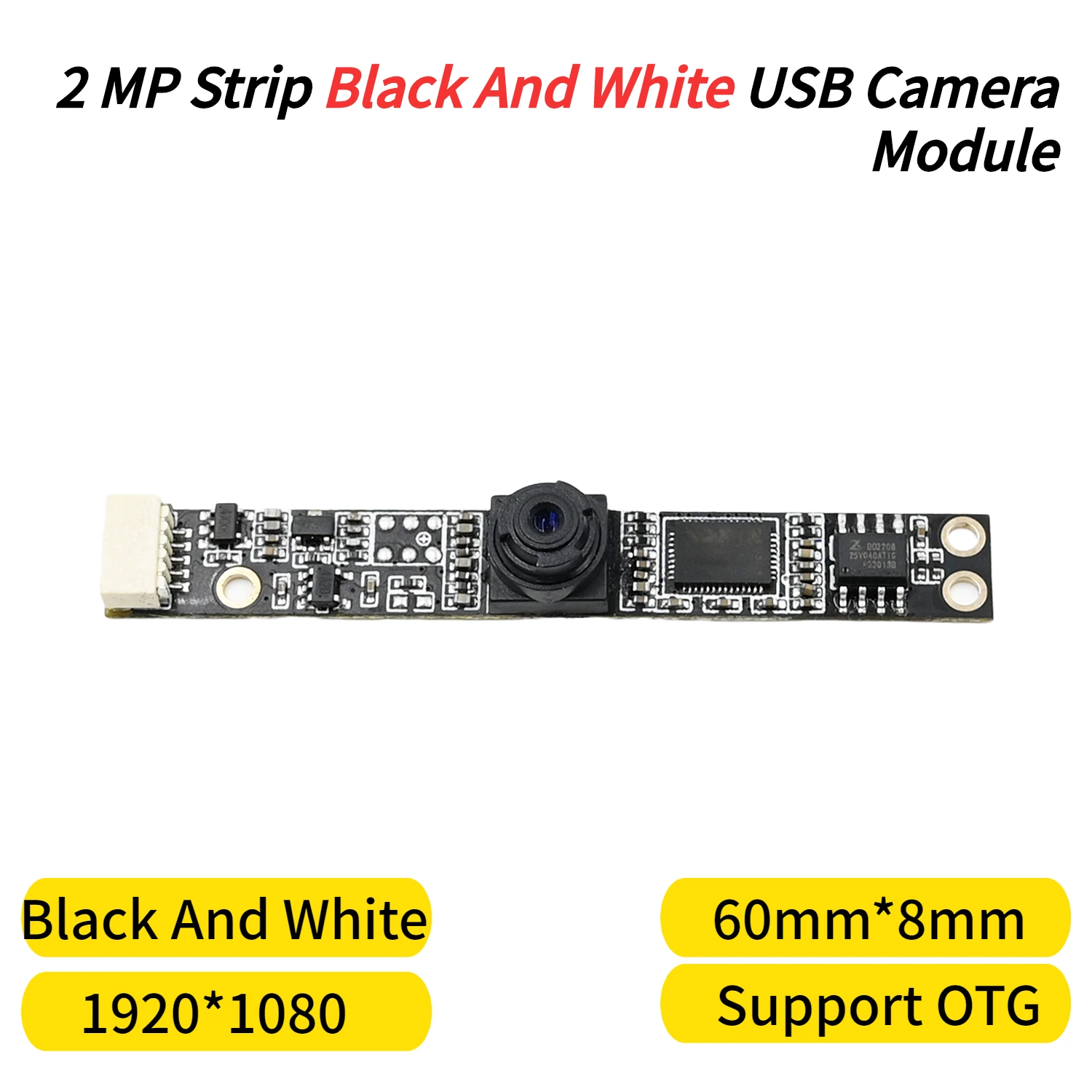 

Монохромный бар USB-модуль камеры 1080P 30FPS 2MP черно-белое изображение для ноутбука Raspberry Pie Android Plug And Play