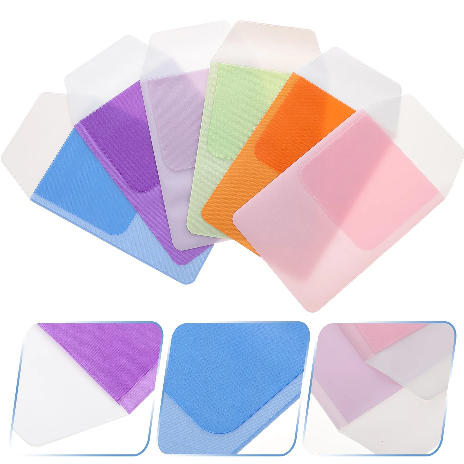 

6 Multi Colorful Inserted Pen Bag Practical Holder Pen Protector Pocket for Nurses Doctors Teachers Kids