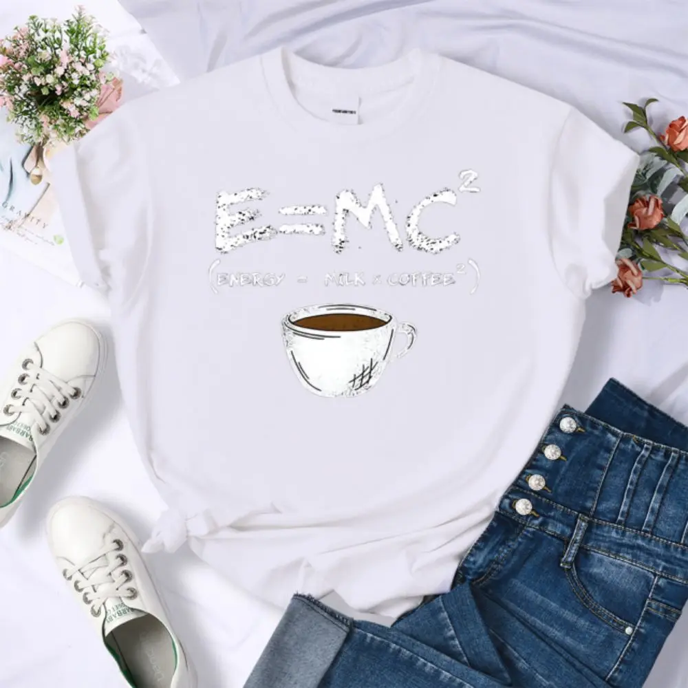 

2022 Fashion New White T-Shirt Short Sleeve Printed Clothes Casual Streetwear XS~3XL