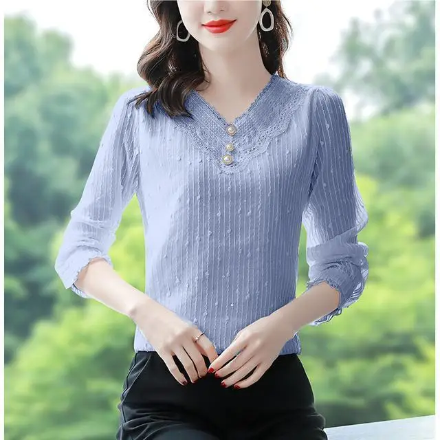 Высококачественная базовая женская рубашка новый стиль Элегантная