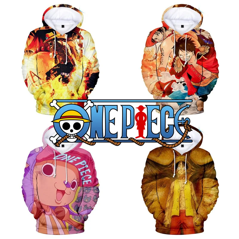 

Roronoa Zoro Nami One Piece Anime Figure Hoodie Sweatshirt Monkey D. Luffy Oversized Cosplay Trafalgar Law Men Outerwear Tops