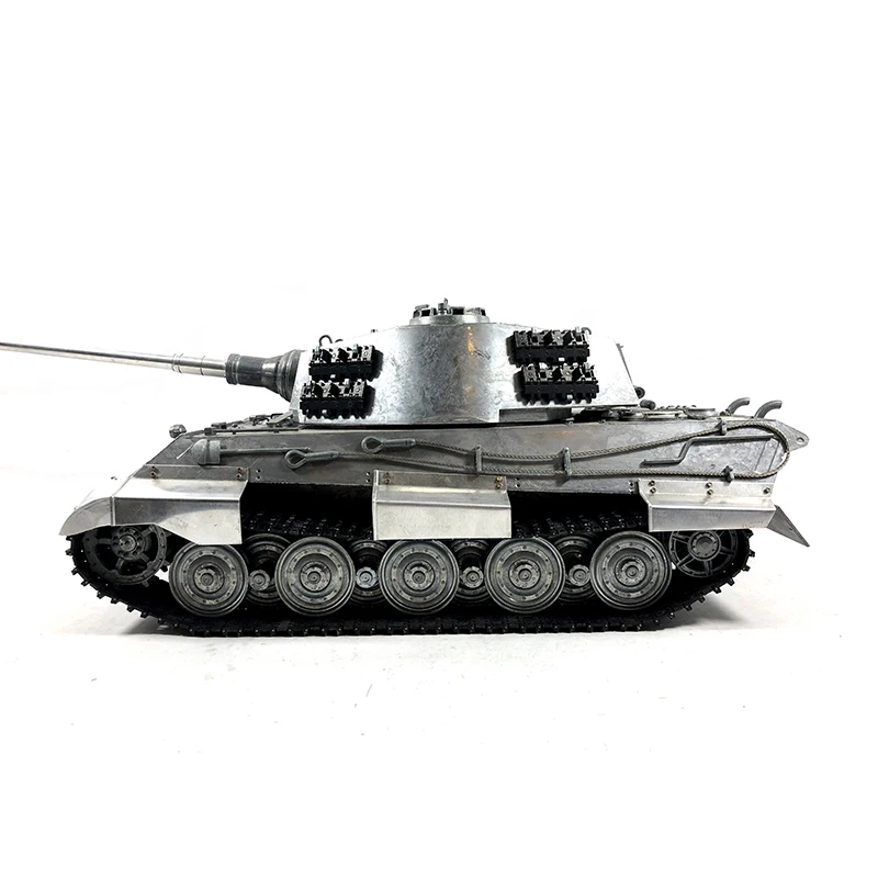 MATO Metal 1/16 Немецкий King Tiger BB версия RTR Радиоуправляемый Танк 1228 треков колес