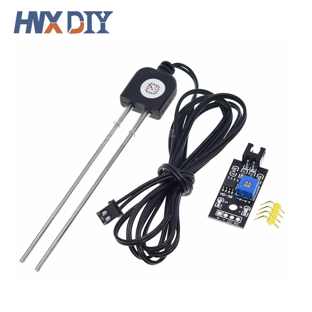 

Soil Moisture Sensor and Soil Detector Module Soil Moisture Test Soil Humidity Test Corrosion Resistance Probe for Arduino