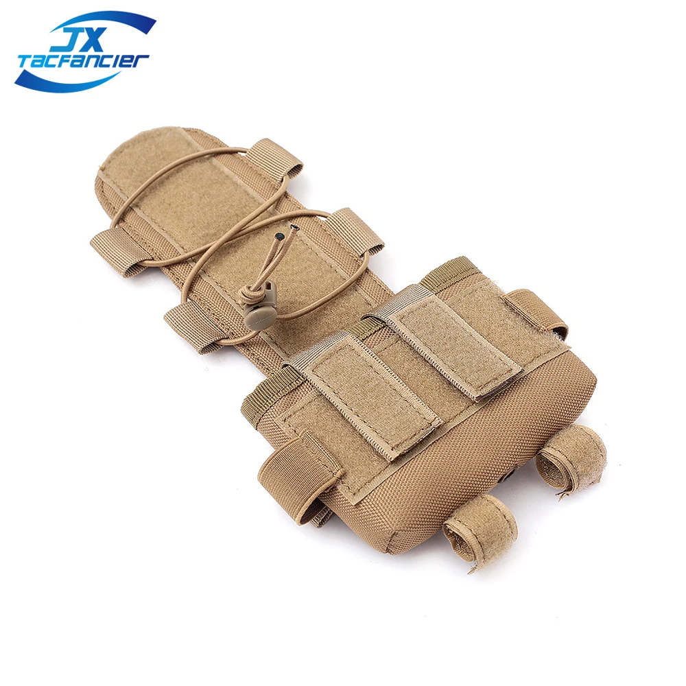 

MK2 Tactical Helmet Battery Pack Pouch Long Loop Elastic Shock Cord Lock Retainer NVG Battery Storage System Combat FAST Helmet