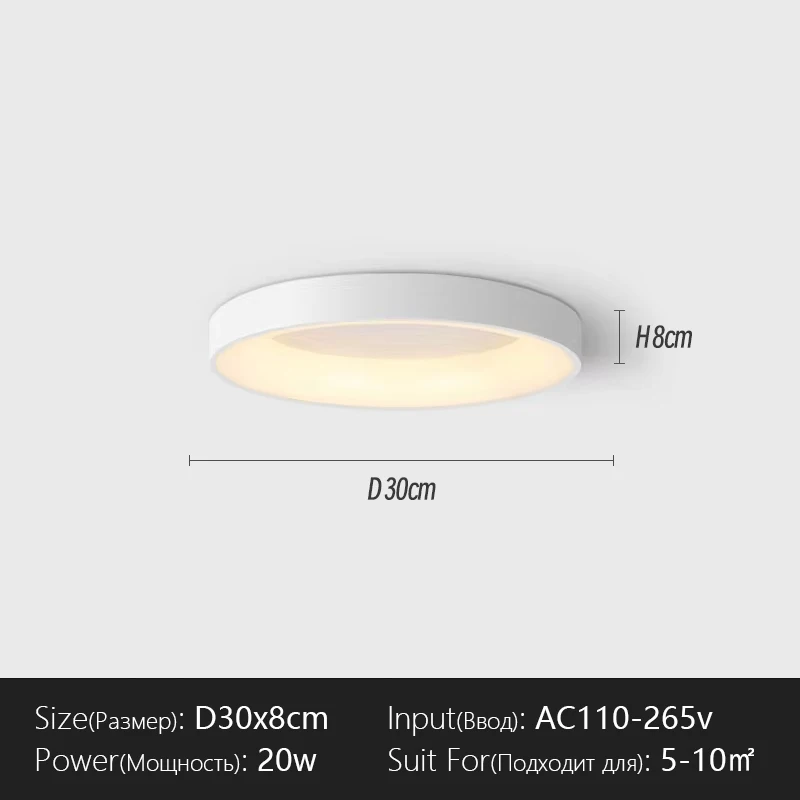 

Современные дизайнерские светильники для потолка, приглушаемые круглые осветительные приборы белого и серого цветов для гостиной, спальни, столовой