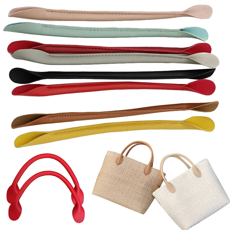 

32cm PU Leather Handle Strap Handbag Band Bag Handle Bag Belt Gift Box Handle DIY Replacement Detachable