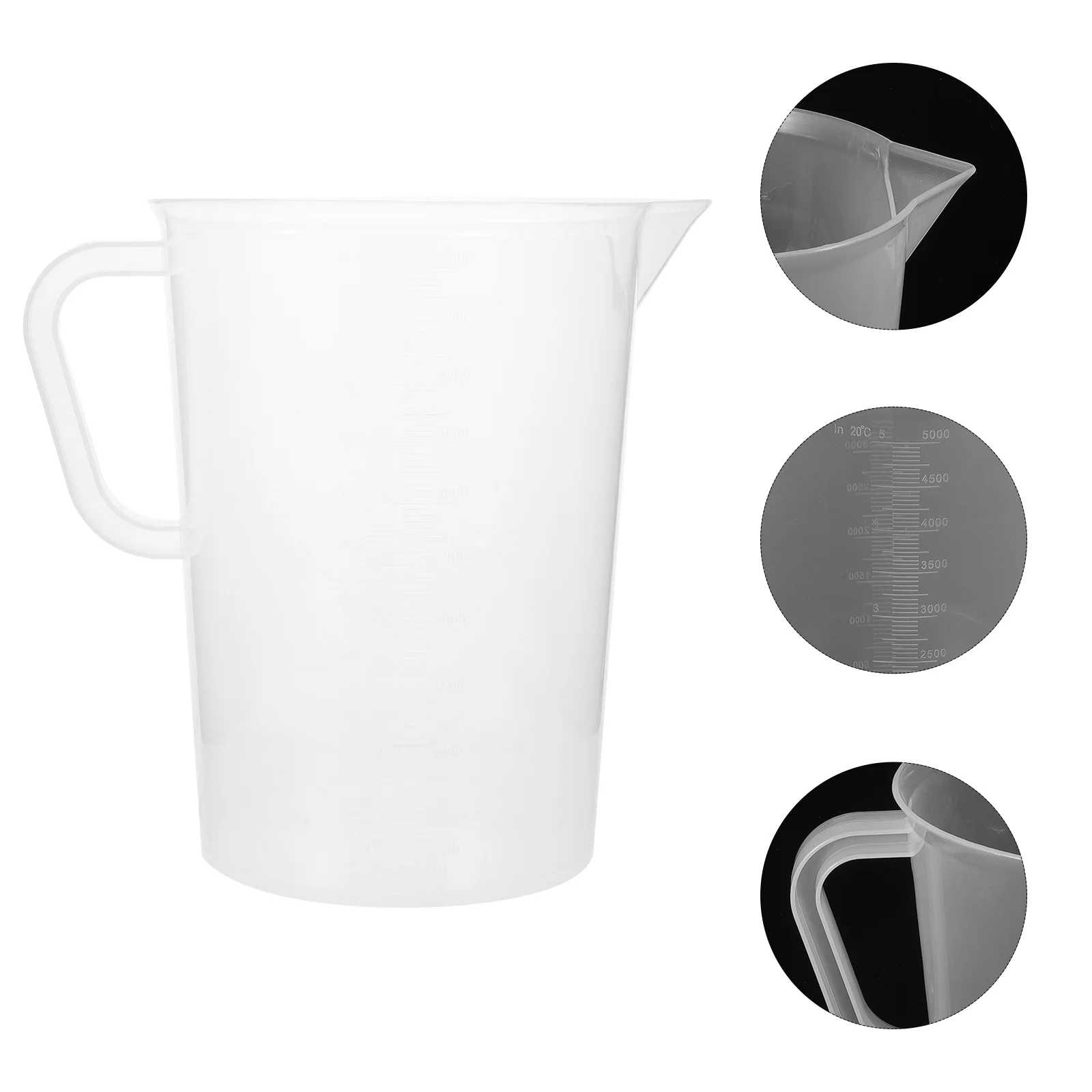

Measuring Cup Home Graduated Cups Tools Practical Kitchen Baking Plastic Pitcher Lid