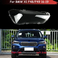 auto light case for bmw x1 f48 f49 2016 2017 2018 2019 car headlight lens cover lampshade glass lampcover caps headlamp shell