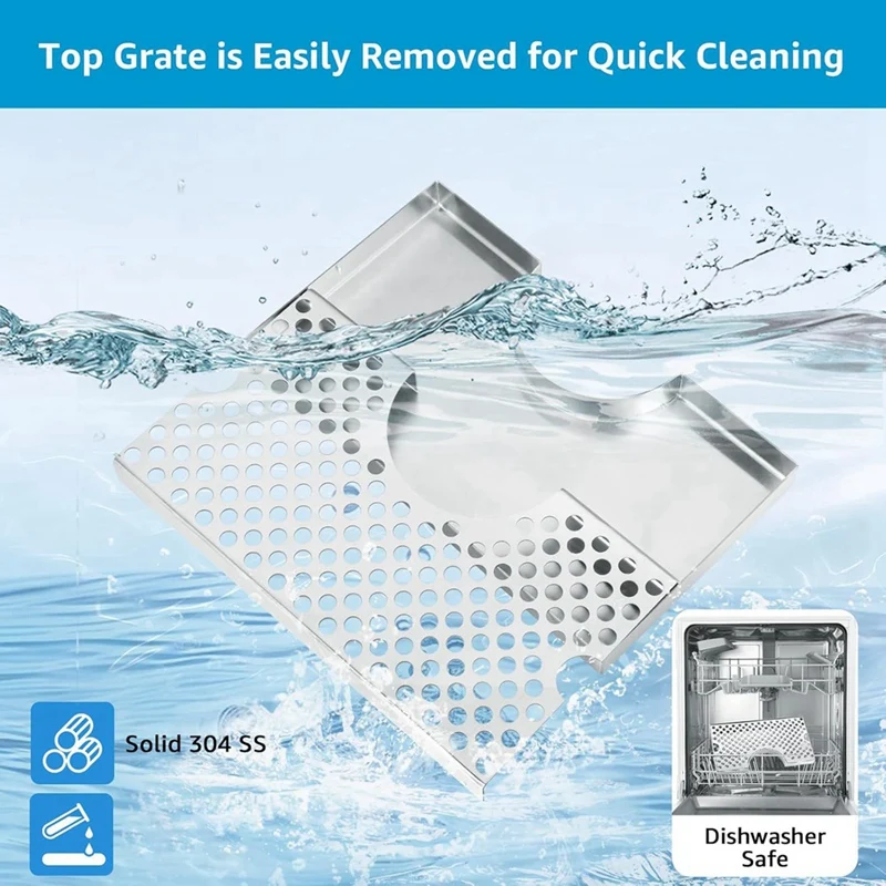 Лоток для капель пива Kegerator лоток из нержавеющей стали пивного крана с вырезом