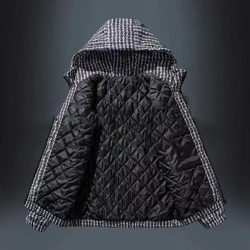 2021 New Men's Cotton-padded Jacket Winter Thick And Warm Male Jacket Korean Style Trendy Cotton Clothing Large Size Coat